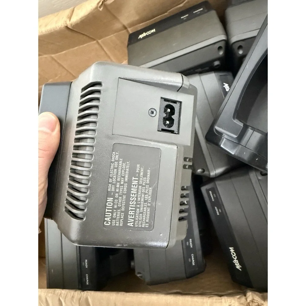 Lot Of 10 M/A-COM P7100 P7200 JAGUAR RAPID BATTERY DESKTOP CHARGER BML 161 78/20